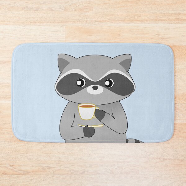 Item preview, Snack Racc Pack 5: Tea Drinking Raccoon designed and sold by chrispy doodles.