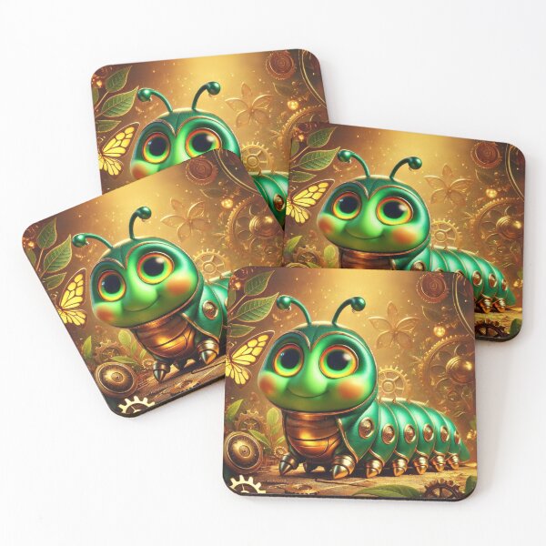 Item preview, Steampunk Saddleback Caterpillar designed and sold by Sillytoe.