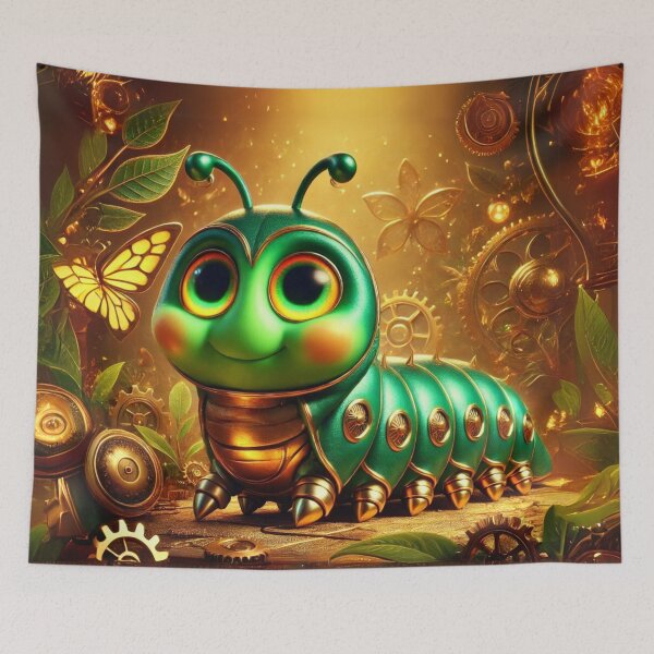 Item preview, Steampunk Saddleback Caterpillar designed and sold by Sillytoe.