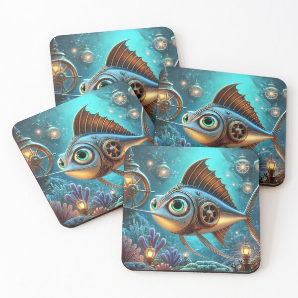 Item preview, Steampunk Sailfish designed and sold by Sillytoe.