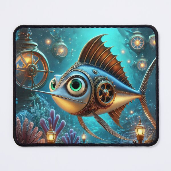 Item preview, Steampunk Sailfish designed and sold by Sillytoe.
