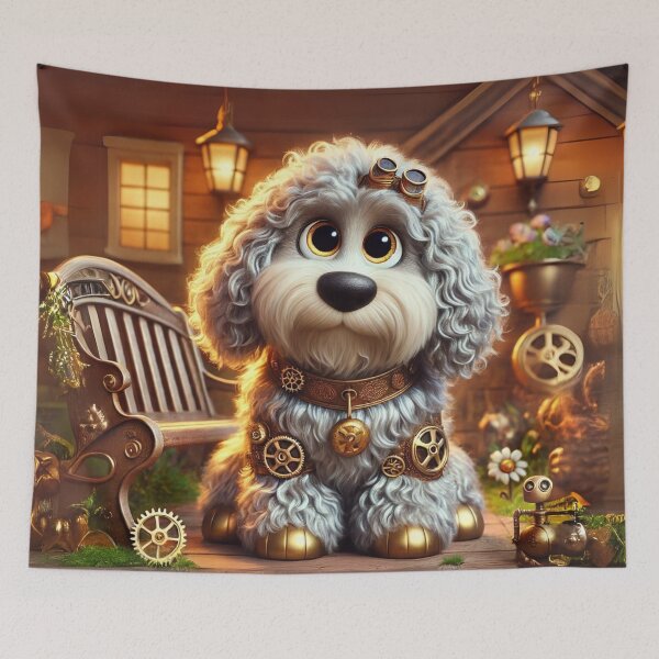 Item preview, Steampunk Saint Berdoodle designed and sold by Sillytoe.