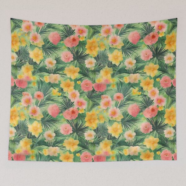 Item preview, Tropical Bloom Serenade designed and sold by pinebluedesign.