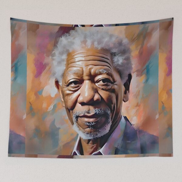 Item preview, Portrait of Morgan Freeman designed and sold by bogfl.