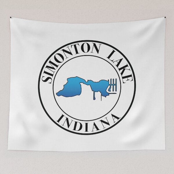 Item preview, Simonton Lake Indiana Compass designed and sold by SwiftSlothMedia.