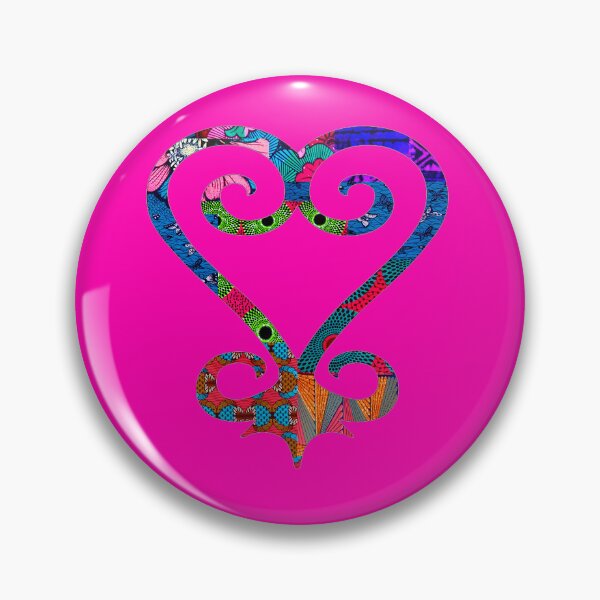 Item preview, Pink Colorful Sankofa Heart  designed and sold by artbyomega.