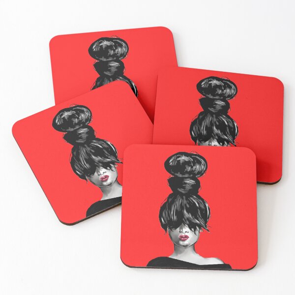 Item preview, woman with a bun designed and sold by voicivoila.
