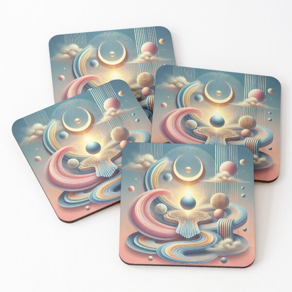 Item preview, Celestial Harmony – Abstract Cosmic Design designed and sold by PawtopiaDesigns.