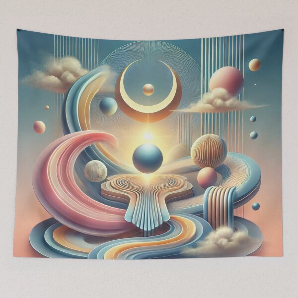 Item preview, Celestial Harmony – Abstract Cosmic Design designed and sold by PawtopiaDesigns.