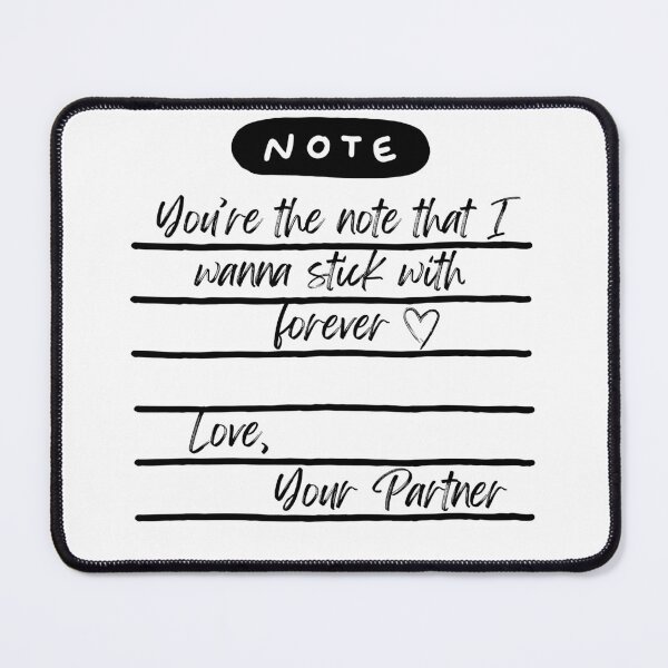 Item preview, "You're the note" Valentine's Day - Partner Ver. designed and sold by BeWilDesigns.