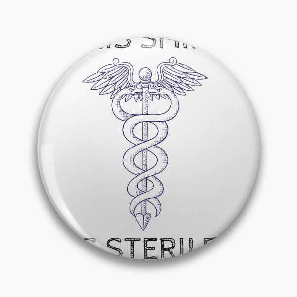 Item preview, This shirt is sterile, funny caduceus doctor humor designed and sold by Merchattack.