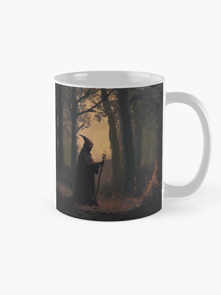Thumbnail 3 of 6, Coffee Mug, Necromancer In 8bit designed and sold by Rtymer.