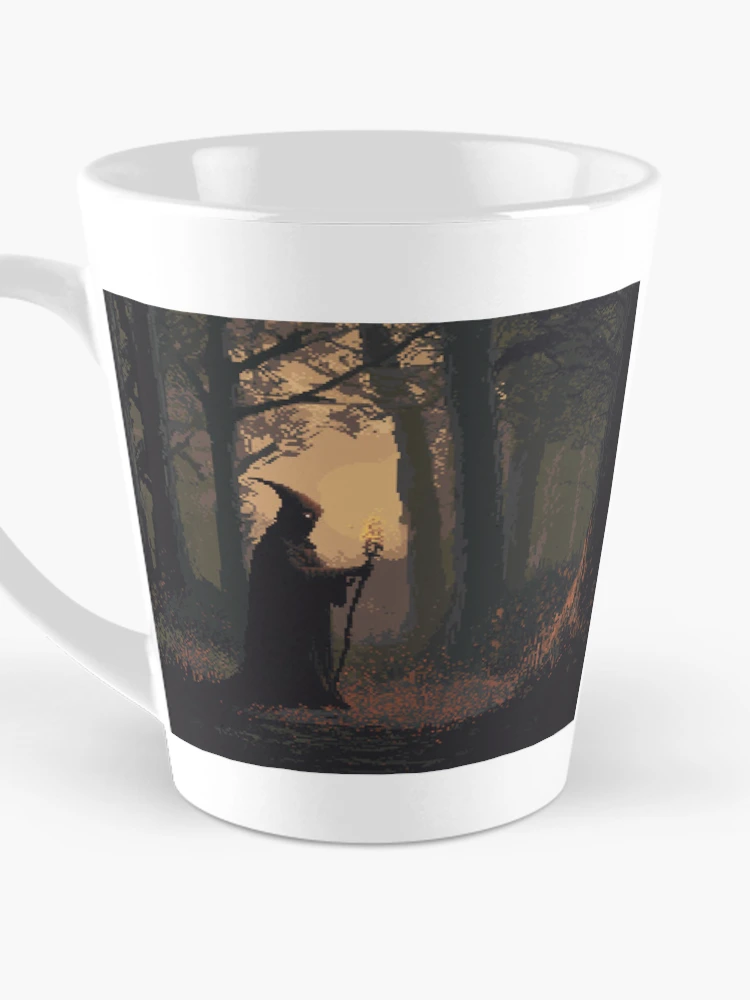 Thumbnail 3 of 4, Coffee Mug, Necromancer In 8bit designed and sold by Rtymer.