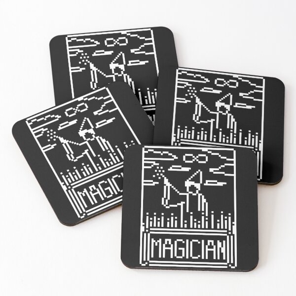 Aperçu de l'œuvre tarot pixel magicien créée et vendue par Funami.