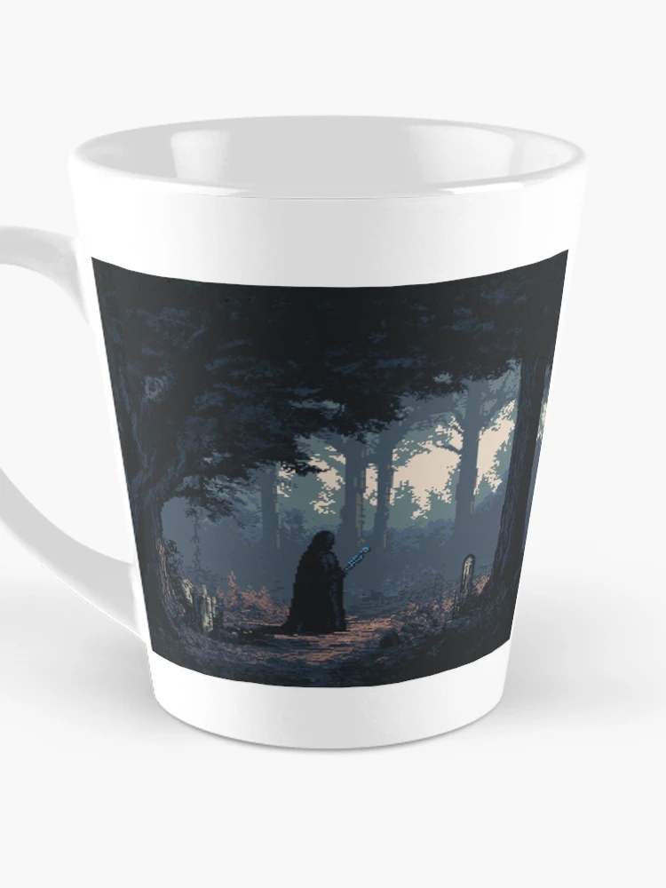 Thumbnail 3 of 4, Coffee Mug, Necromancer In 8bit designed and sold by Rtymer.