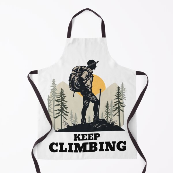 Item preview, Keep Climbing - Retro Hiking Mountain Sunset Motivational designed and sold by DigiSudu.
