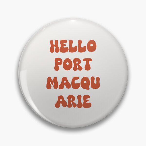 Item preview, Hello Port Macquarie Retro Typography Design designed and sold by RM-Journey.