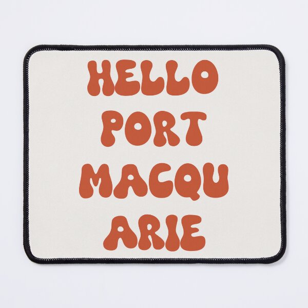 Item preview, Hello Port Macquarie Retro Typography Design designed and sold by RM-Journey.