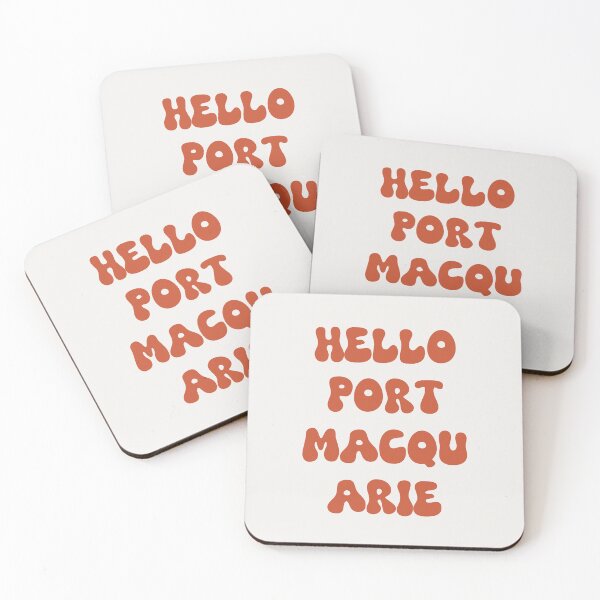 Item preview, Hello Port Macquarie Retro Typography Design designed and sold by RM-Journey.