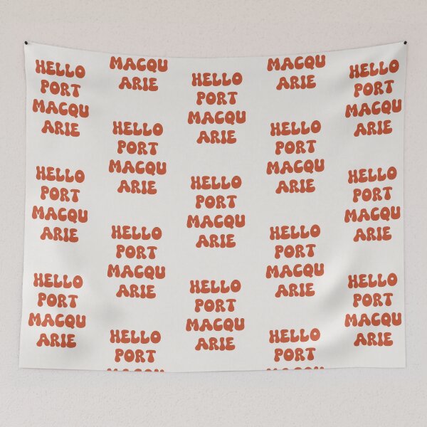Item preview, Hello Port Macquarie Retro Typography Design designed and sold by RM-Journey.