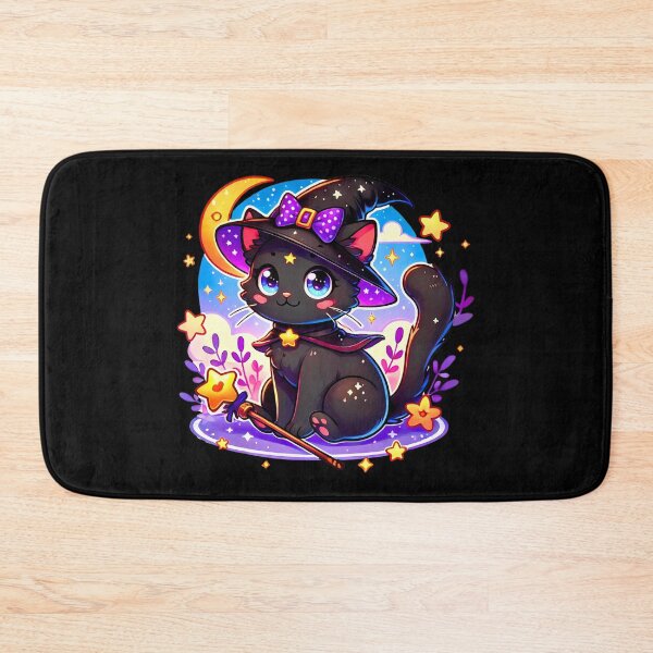 Item preview, Mystical Spooky Witch Cat – Halloween Magic Design designed and sold by darkmonster-art.