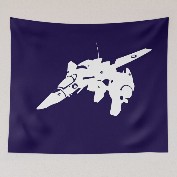 Item preview, Out for a Gerwalk - VF-1 abstract white designed and sold by Sayantsi.