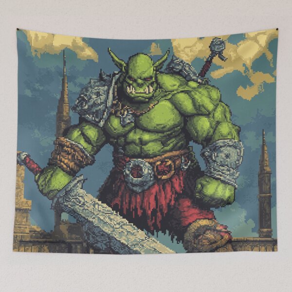 Item preview, Orc In 8bit designed and sold by Rtymer.