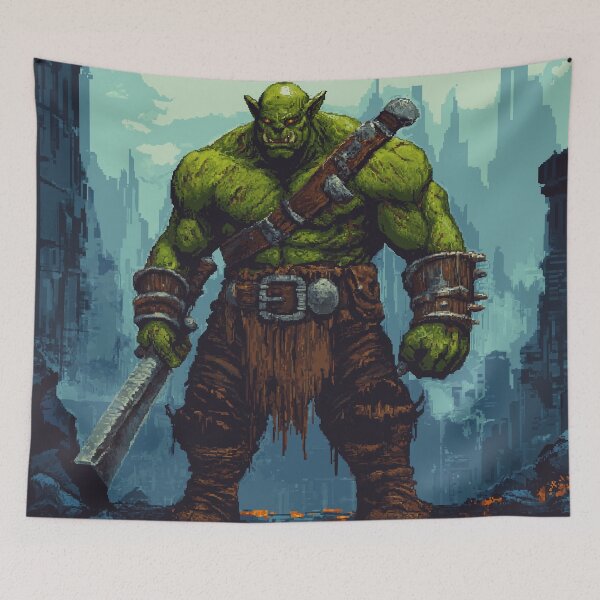 Item preview, Orc In 8bit designed and sold by Rtymer.