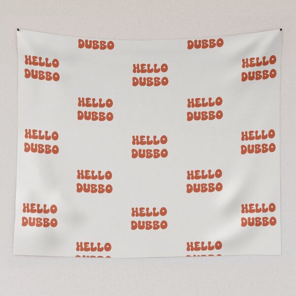 Item preview, Hello Dubbo Retro Typography Design designed and sold by RM-Journey.