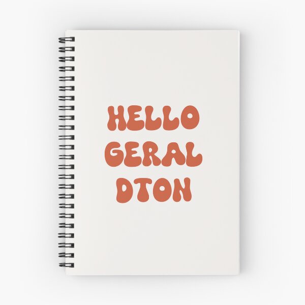 Item preview, Hello Geraldton Retro Typography Design designed and sold by RM-Journey.