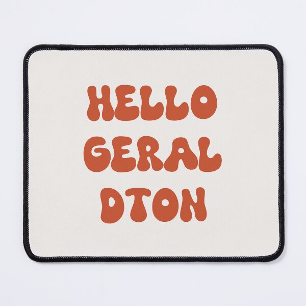 Item preview, Hello Geraldton Retro Typography Design designed and sold by RM-Journey.