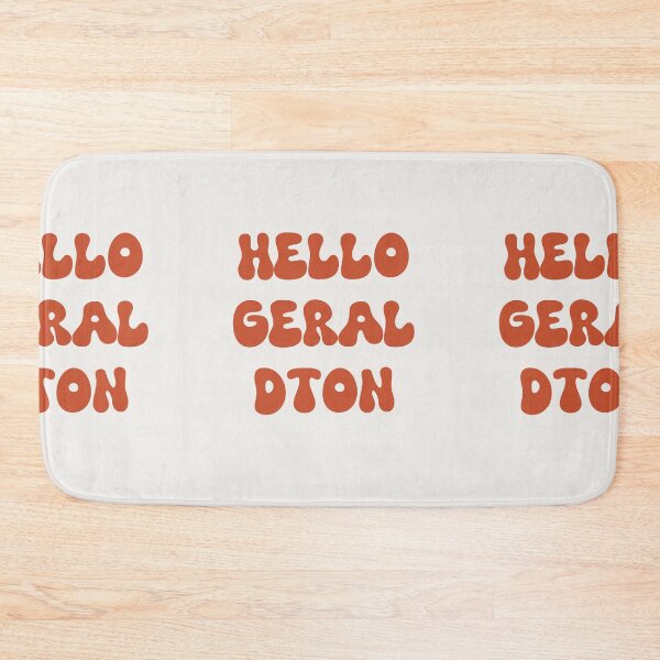 Item preview, Hello Geraldton Retro Typography Design designed and sold by RM-Journey.