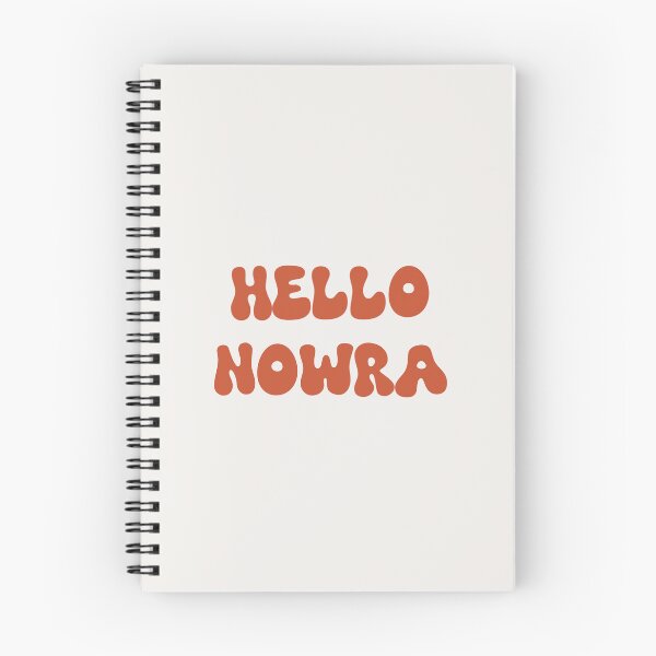Item preview, Hello Nowra Retro Typography Design designed and sold by RM-Journey.