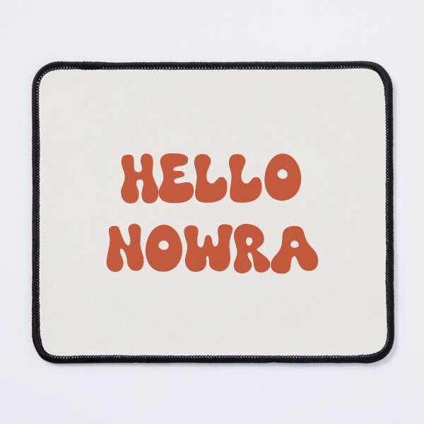 Item preview, Hello Nowra Retro Typography Design designed and sold by RM-Journey.