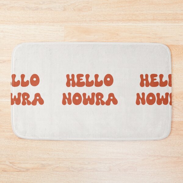 Item preview, Hello Nowra Retro Typography Design designed and sold by RM-Journey.