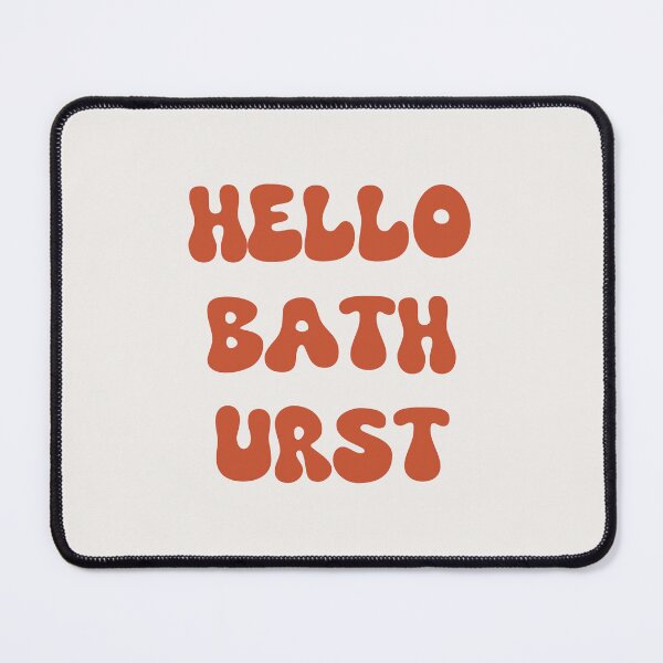 Item preview, Hello Bathurst Retro Typography Design designed and sold by RM-Journey.