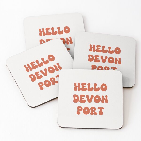 Item preview, Hello Devonport Retro Typography Design designed and sold by RM-Journey.