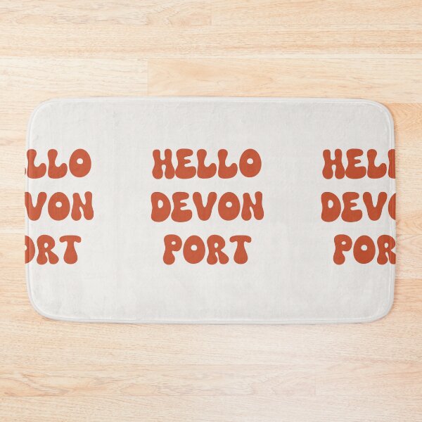 Item preview, Hello Devonport Retro Typography Design designed and sold by RM-Journey.