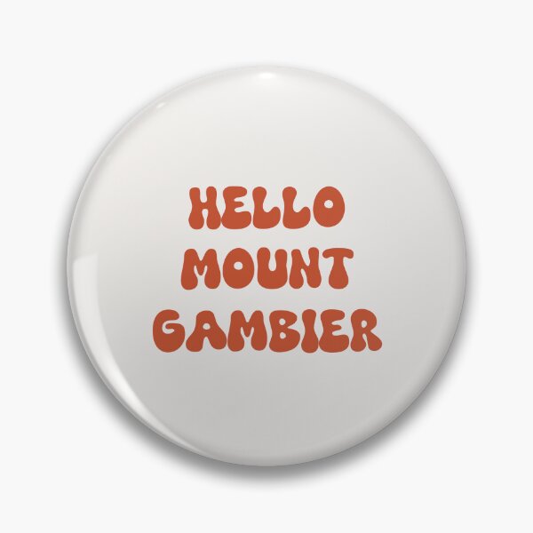 Item preview, Hello Mount Gambier Retro Typography Design designed and sold by RM-Journey.