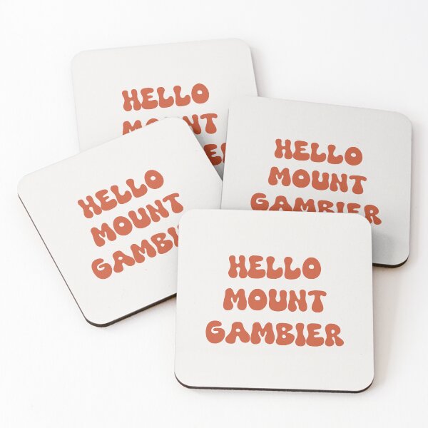 Item preview, Hello Mount Gambier Retro Typography Design designed and sold by RM-Journey.