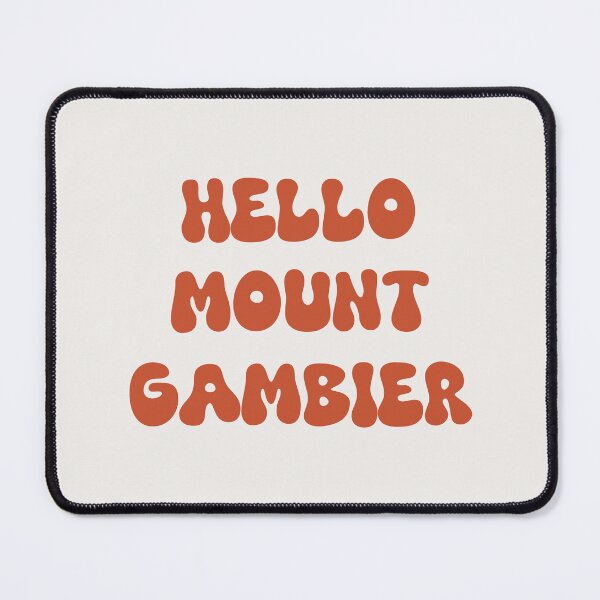 Item preview, Hello Mount Gambier Retro Typography Design designed and sold by RM-Journey.