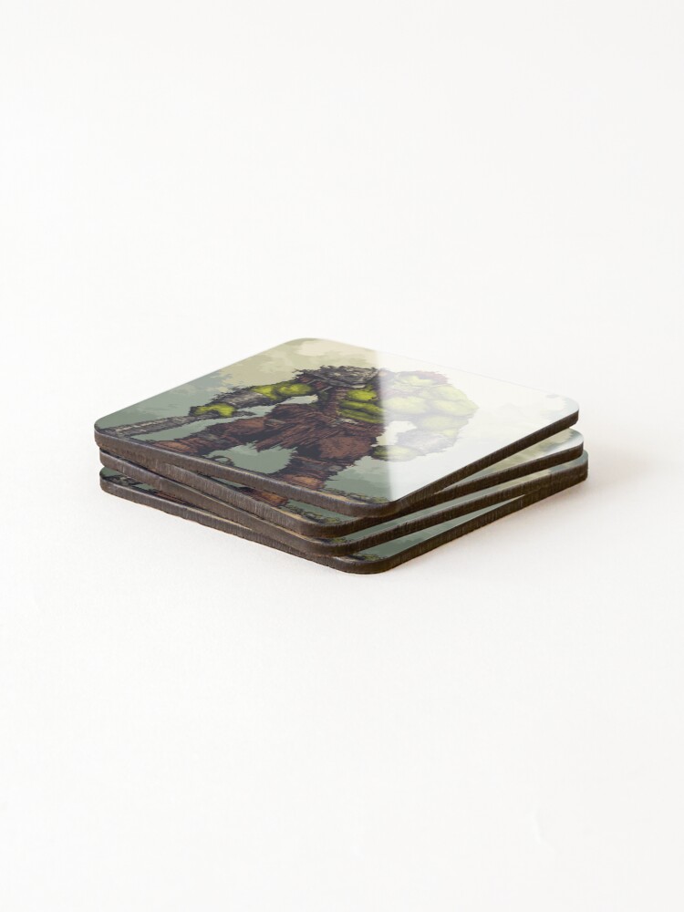 Thumbnail 4 of 5, Coasters (Set of 4), Orc In 8bit designed and sold by Rtymer.