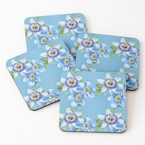 Item preview, Passion flowers seamless pattern designed and sold by Lewis-mart.