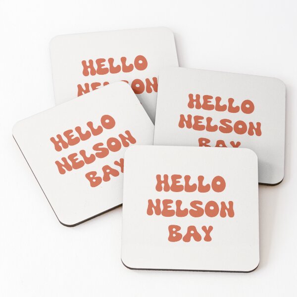 Item preview, Hello Nelson Bay Retro Typography Design designed and sold by RM-Journey.
