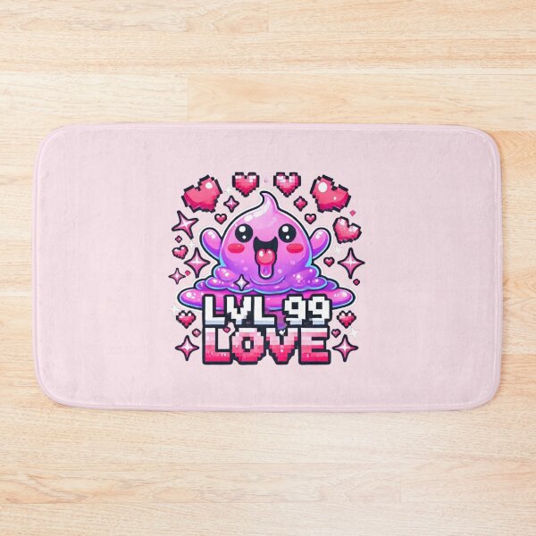 Item preview, Level Up My Love – Kawaii Slime Valentine’s Design designed and sold by Aredbox.