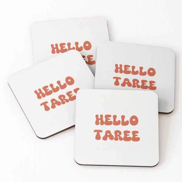 Item preview, Hello Taree Retro Typography Design designed and sold by RM-Journey.