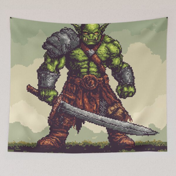 Item preview, Orc In 8bit designed and sold by Rtymer.