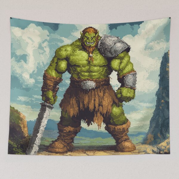 Item preview, Orc In 8bit designed and sold by Rtymer.