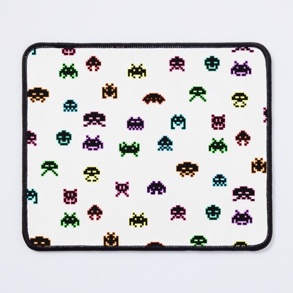 Item preview, Space invaders collection in black (color outline) designed and sold by KetiaArtWorld.