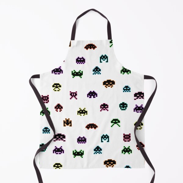 Item preview, Space invaders collection in black (color outline) designed and sold by KetiaArtWorld.